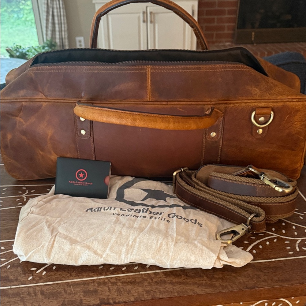 Aaron Leather Goods bag